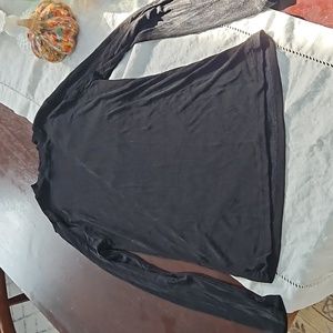 Black long sleeve soft top